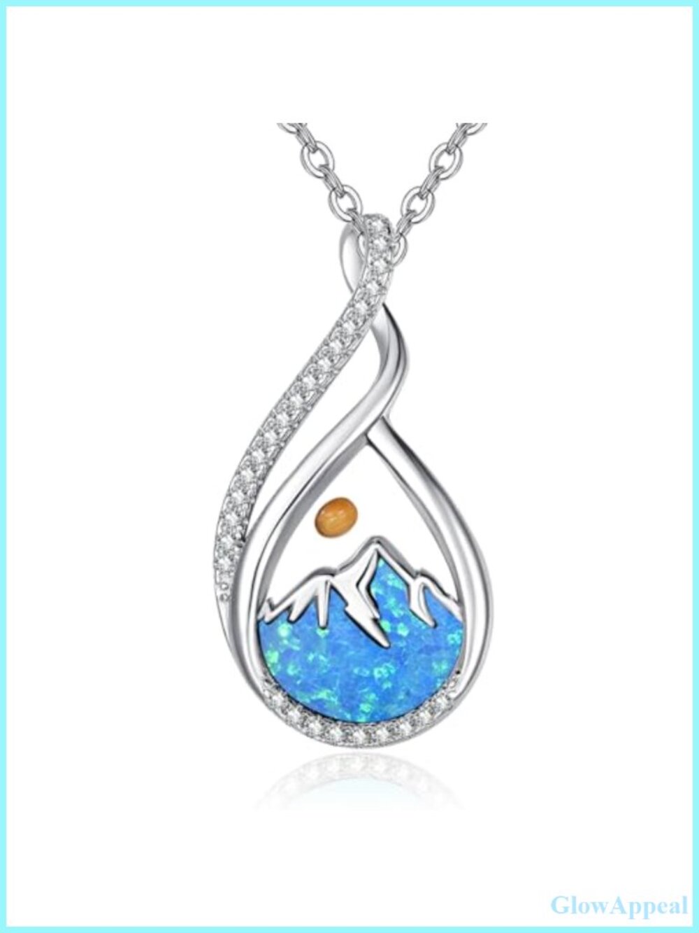 Mustard Seed Faith Necklace 925 Sterling Silver Mountain Pendant Christian